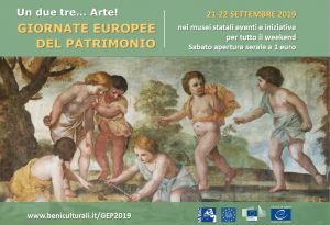 Locandina Giornate Europee del Patrimonio 2019 - GEP2019