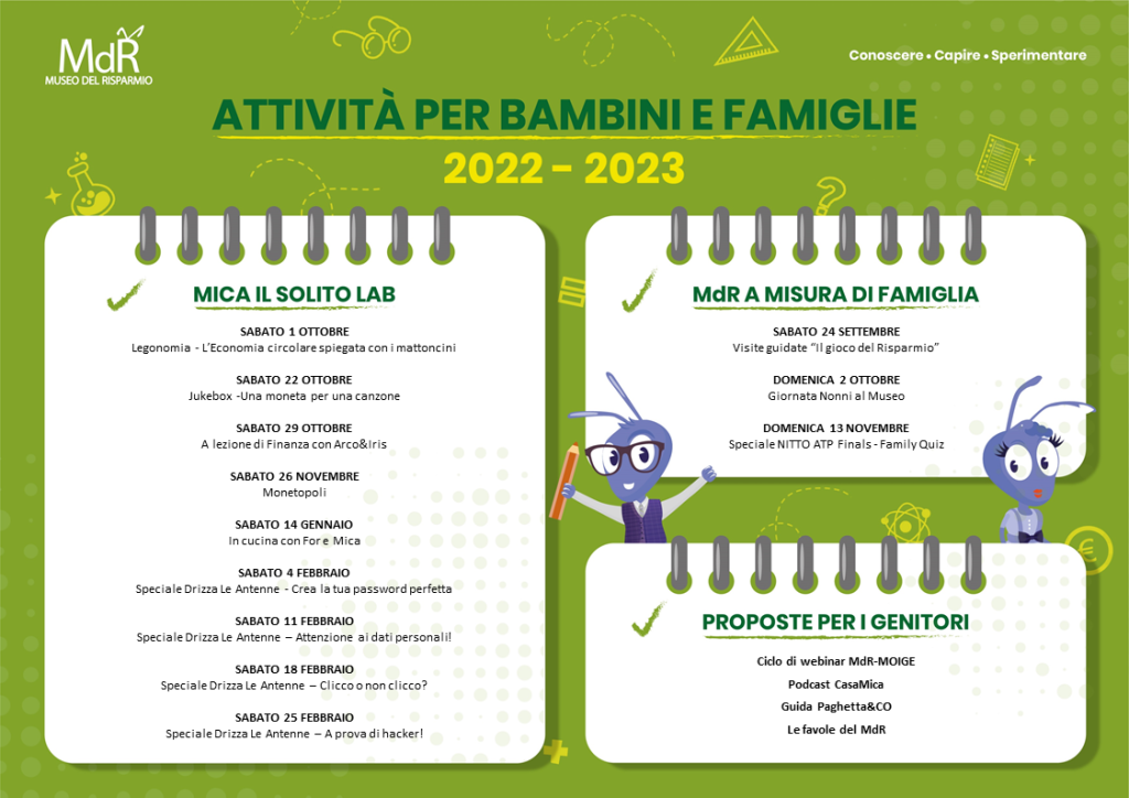 Attività per bambini e famiglie