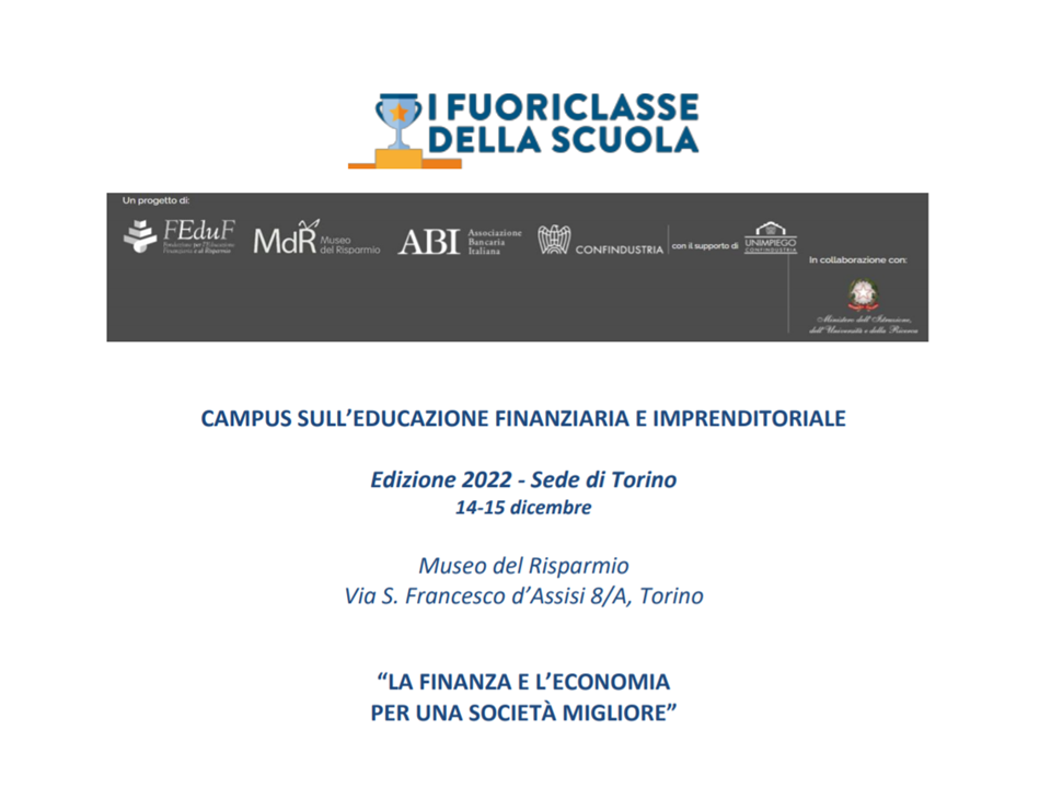 Campus Fuoriclasse della Scuola 2022