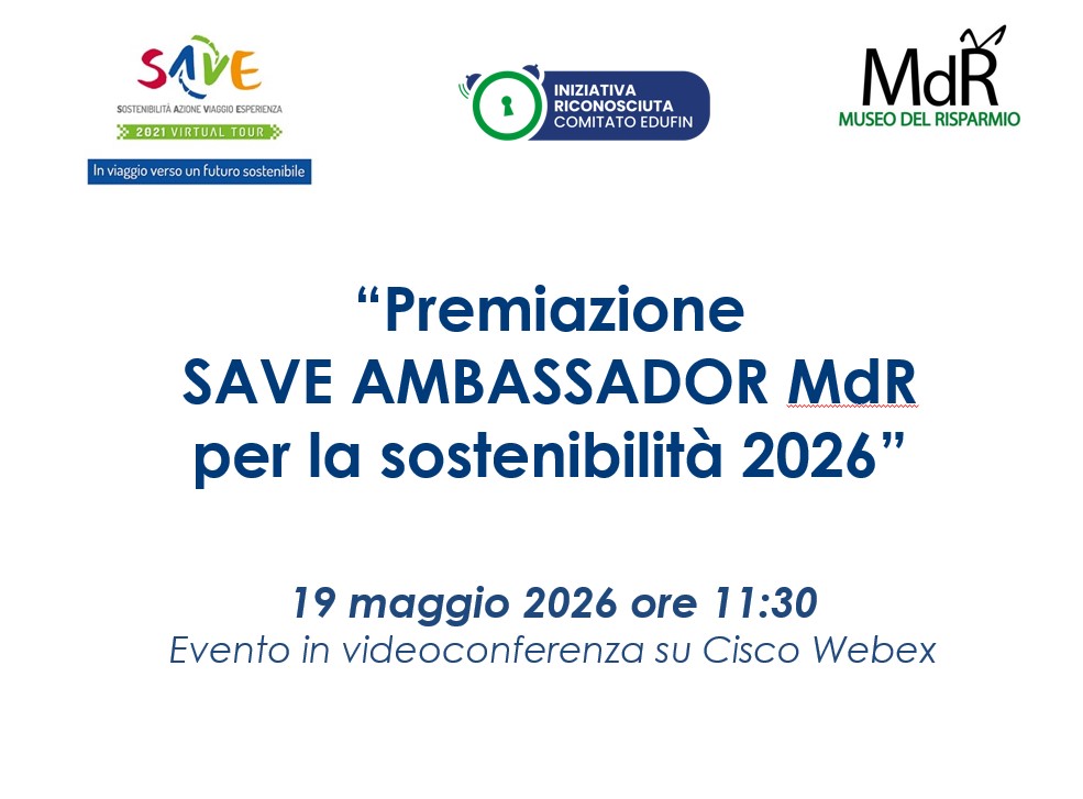 pagina premio save ambassador 2026