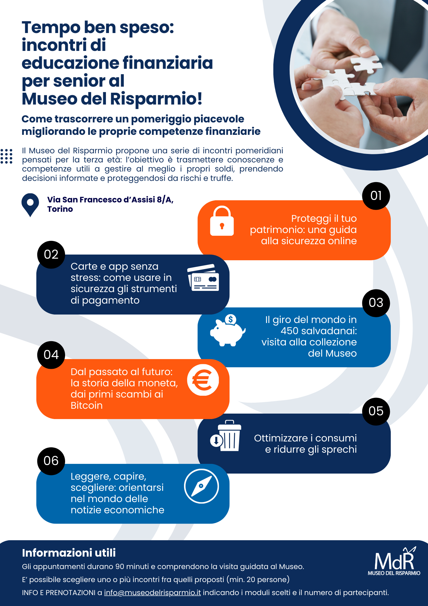 Well-Spent Time: Financial Education Meetings for Seniors - Museo del  Risparmio